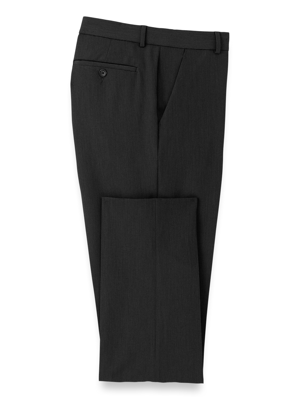 Product Image of Comfort Stretch Travel Pants-Black#model_flat front