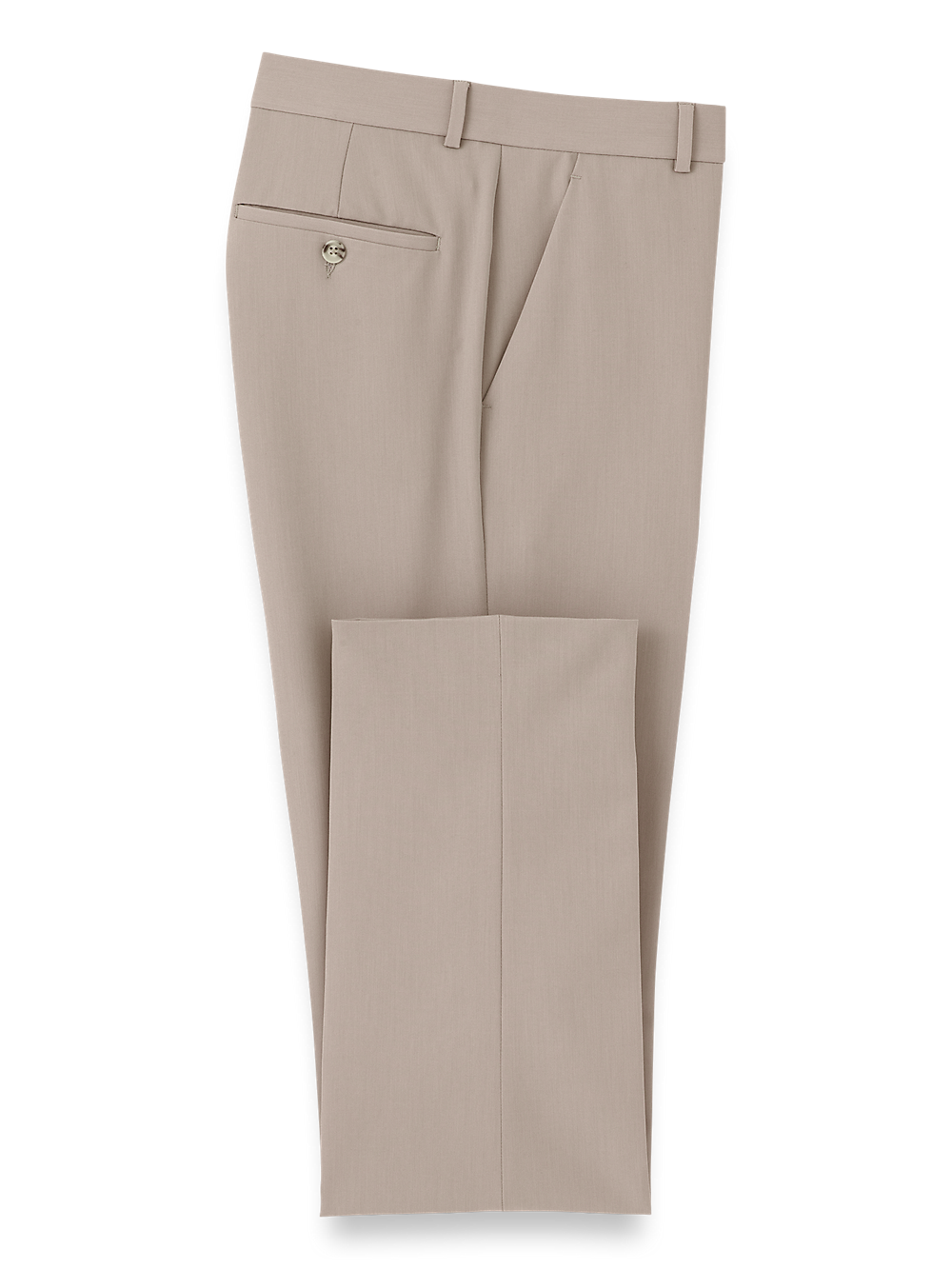 Product Image of Comfort Stretch Travel Pants-Stone#model_flat front