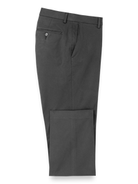 Cotton Stretch Twill Pants - Charcoal