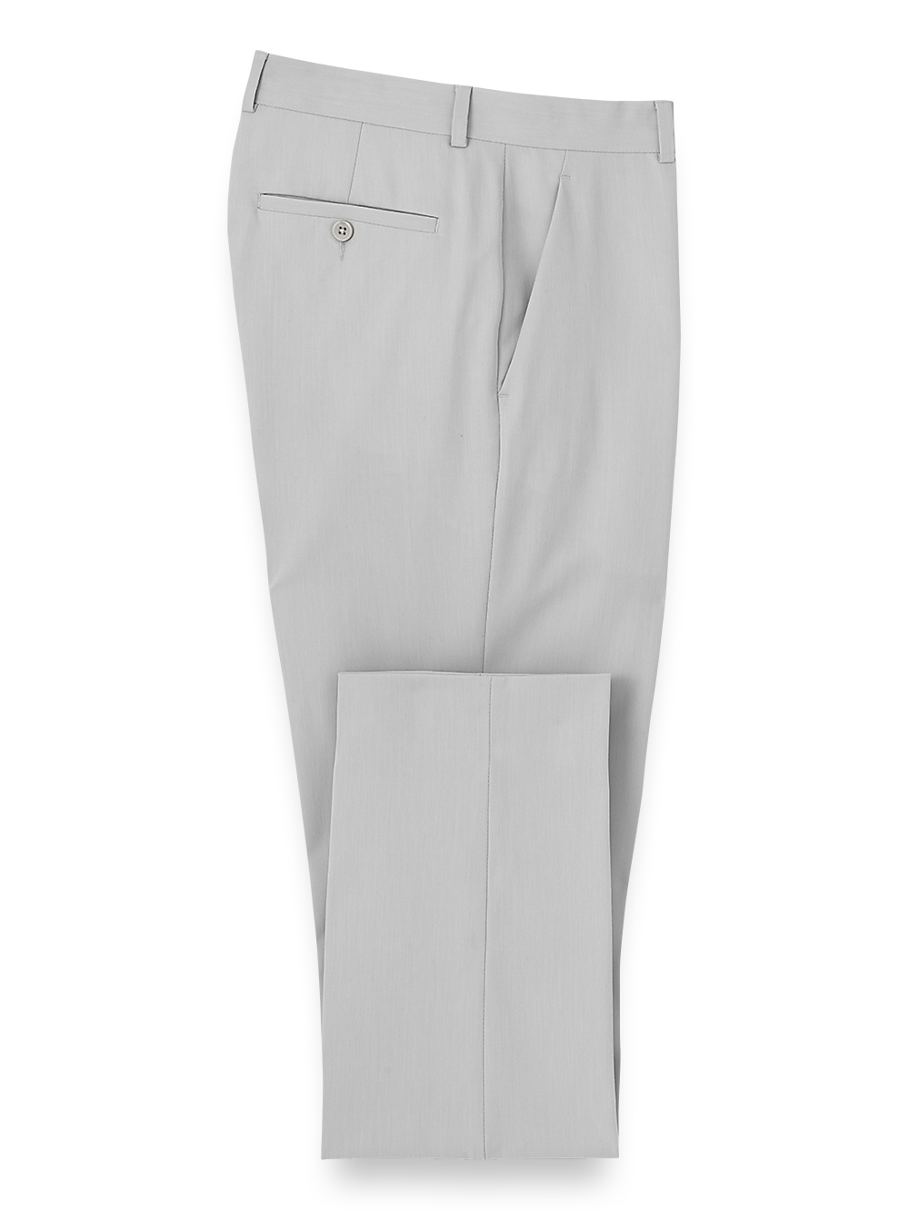 Product Image of Comfort Stretch Travel Pants-Light Grey#model_flat front