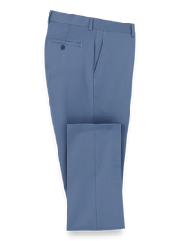 Wool Gabardine Pants - Postal Blue