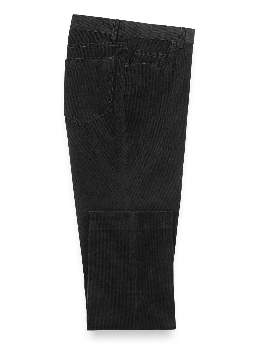 Product Image of Cotton Blend Corduroy Five Pocket Pants-Black