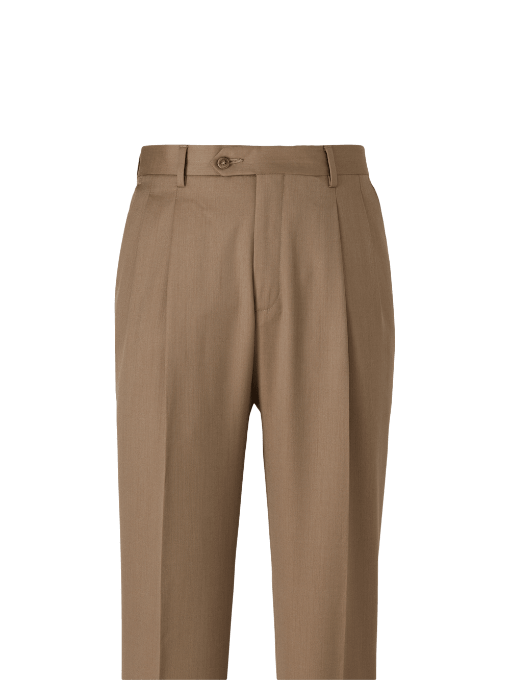 Alternate Image of Wool Gabardine Pants-1#model_pleated front