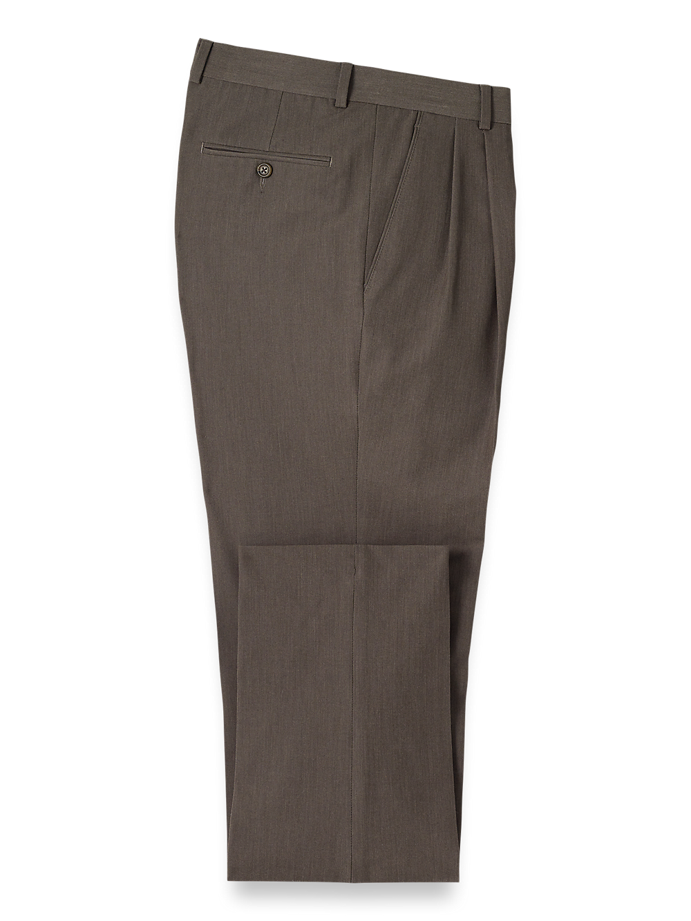 Product Image of Comfort Stretch Travel Pants-Oak#model_pleated front