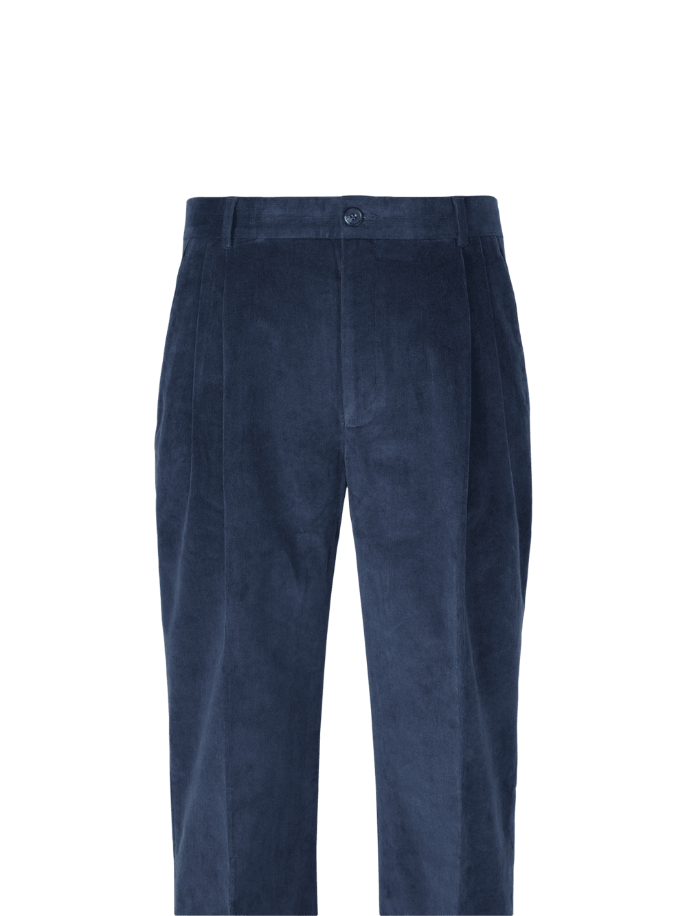 Alternate Image of Cotton Stretch Corduroy Pants-1#model_pleated front