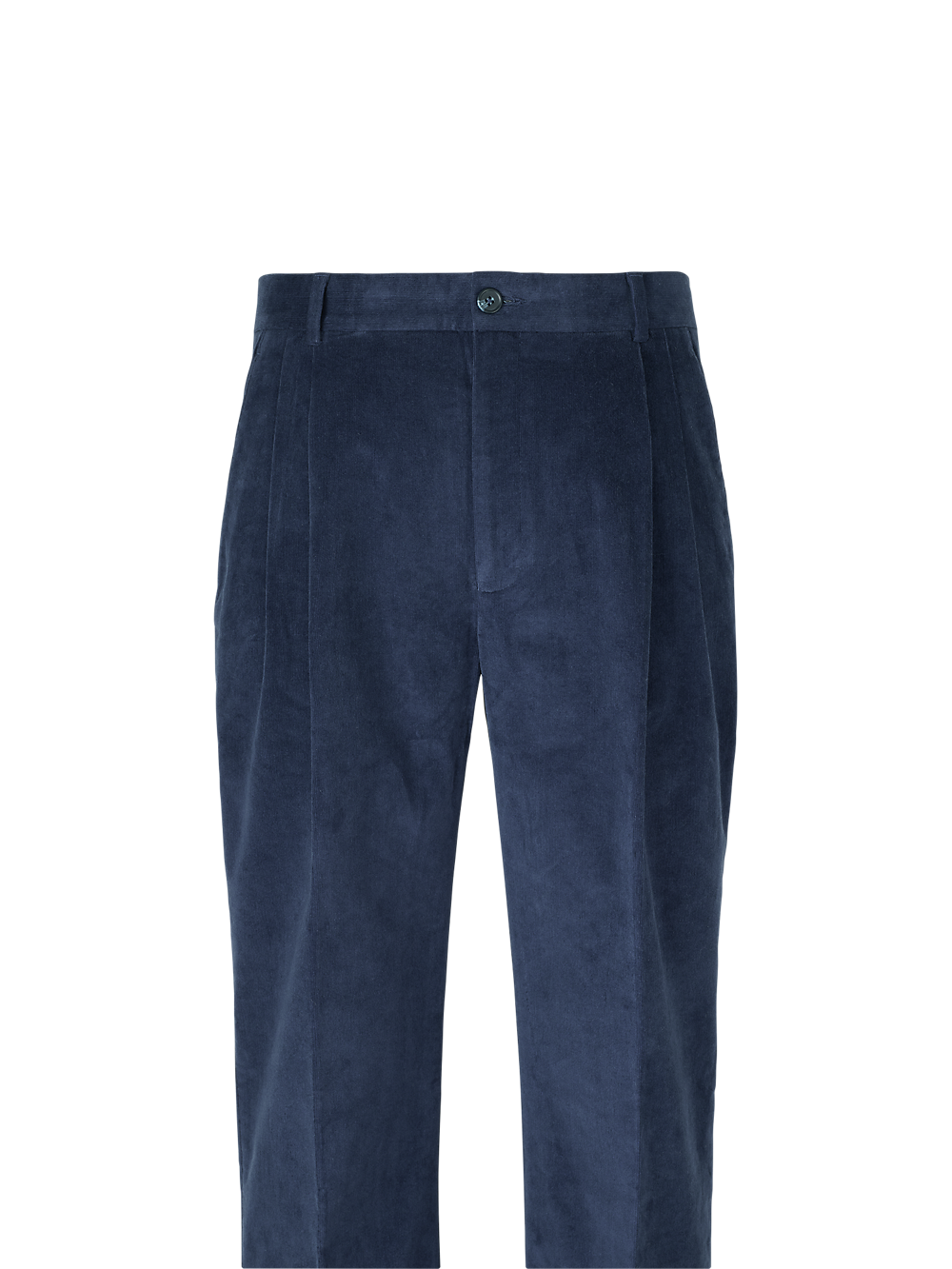 Alternate Image of Cotton Stretch Corduroy Pants-1#model_pleated front