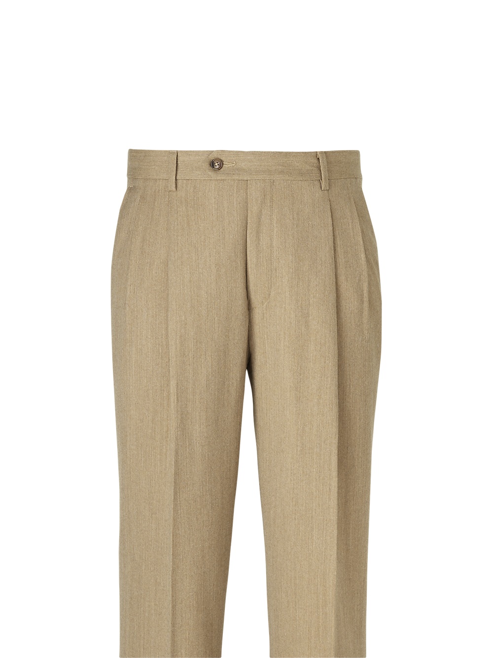 Alternate Image of Wool Flannel Pants-1#model_pleated front