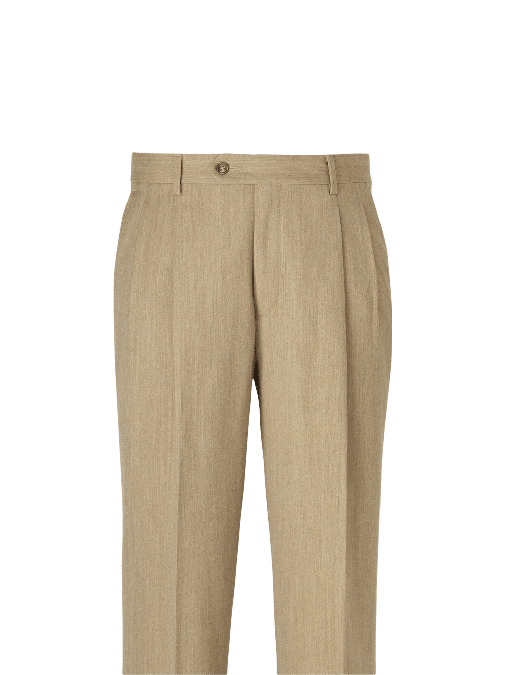 Alternate Image of Wool Flannel Pants-1#model_pleated front