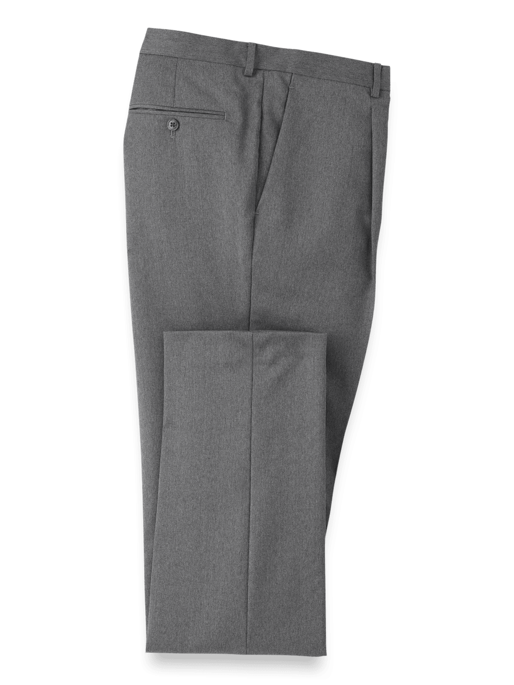 Product Image of Wool Single Pleat Pants-Grey