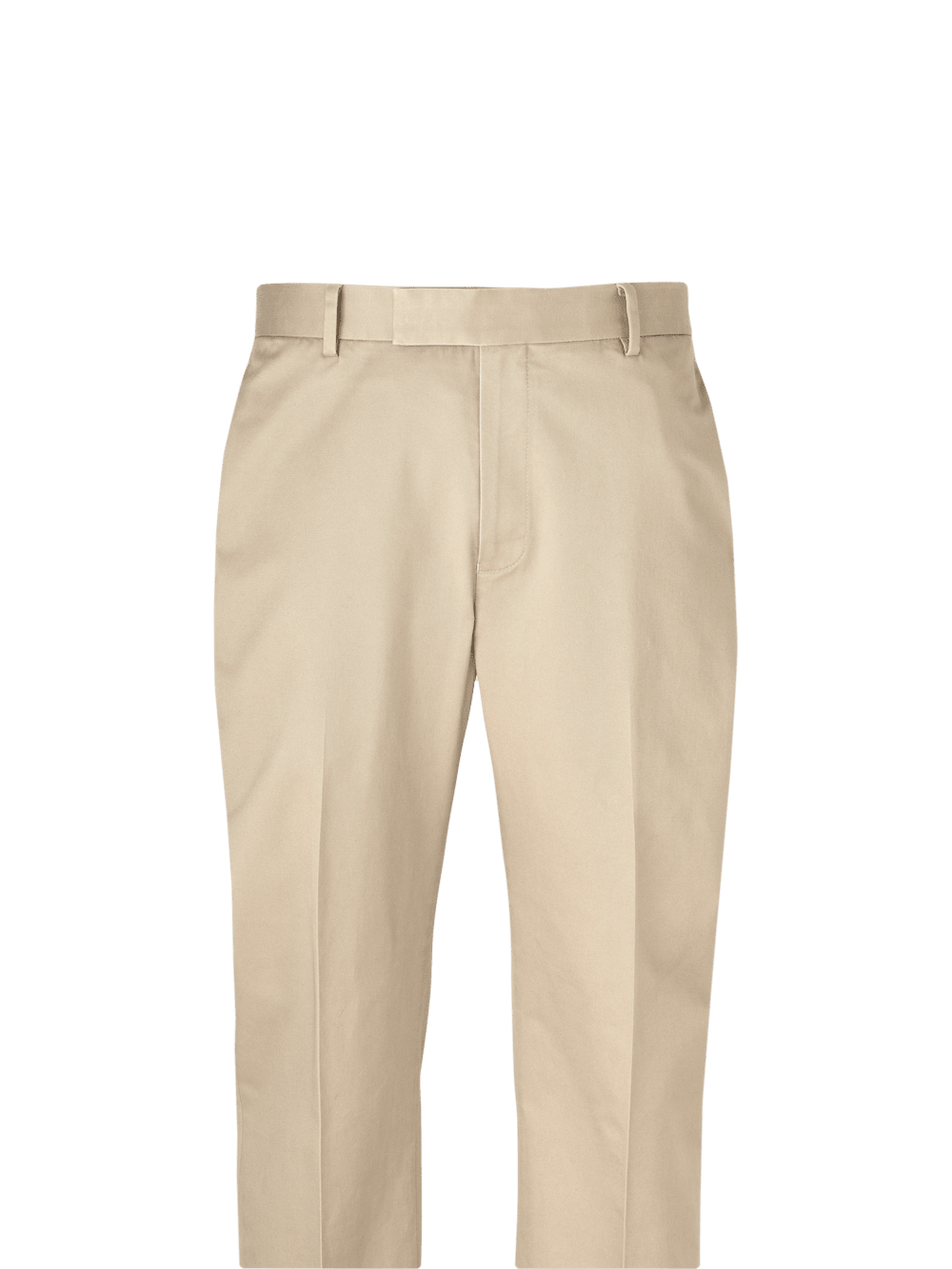 Alternate Image of Non-iron Cotton Stretch Twill Pant-1#model_flat front