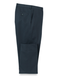 Non-Iron Cotton Stretch Twill Pant - Ink