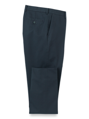 Non-Iron Cotton Stretch Twill Pant - Ink