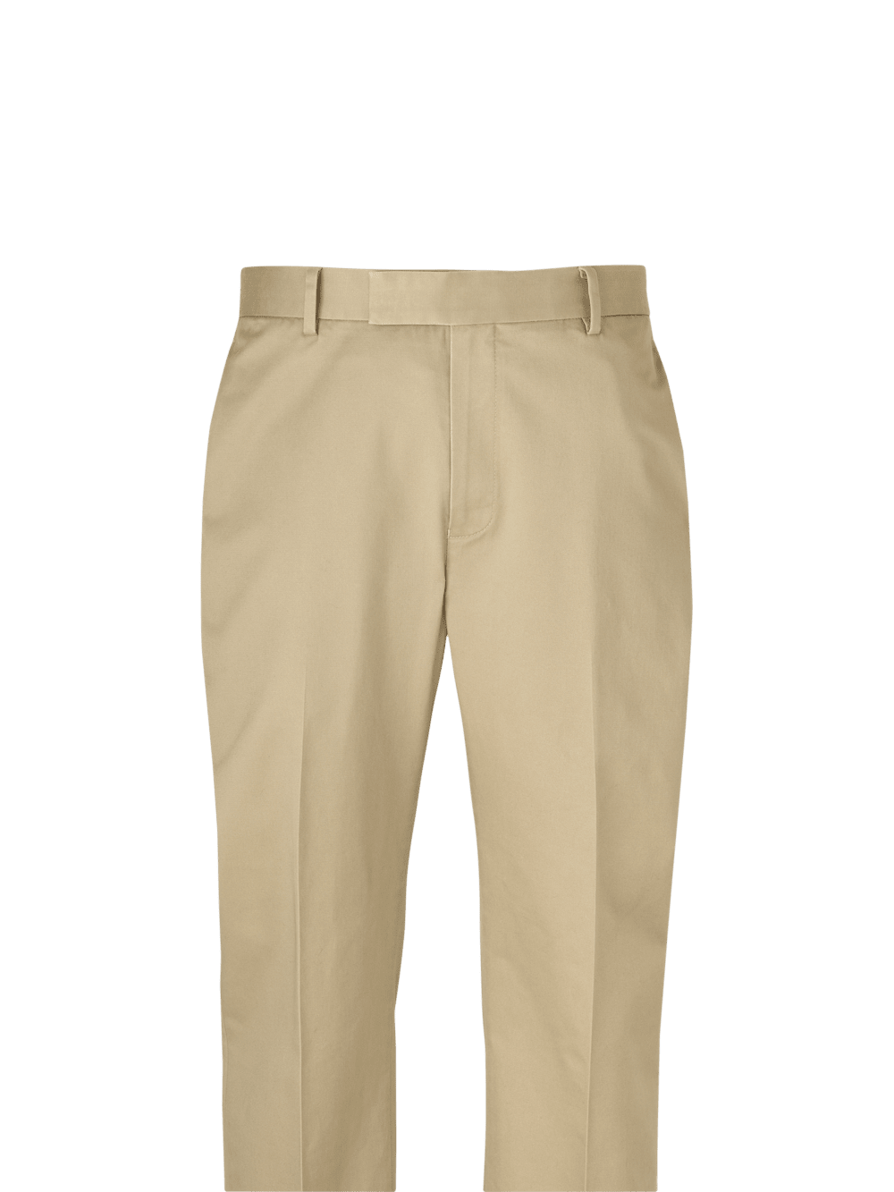 Alternate Image of Non-iron Cotton Stretch Twill Pant-1#model_flat front