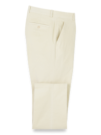 Cotton Stretch Corduroy Pants - Winter White