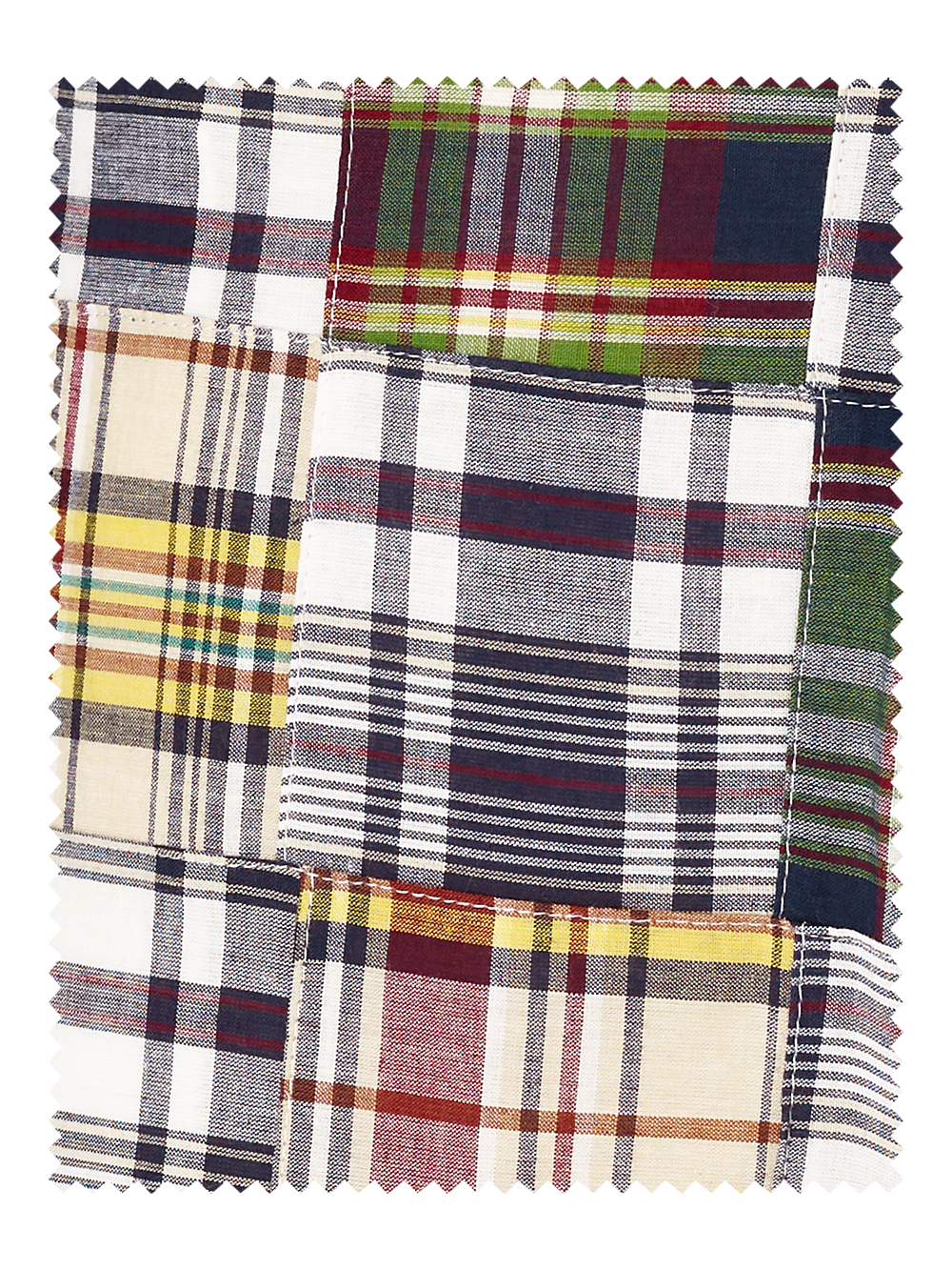 Alternate Image of Cotton Madras Flat Front Shorts-2