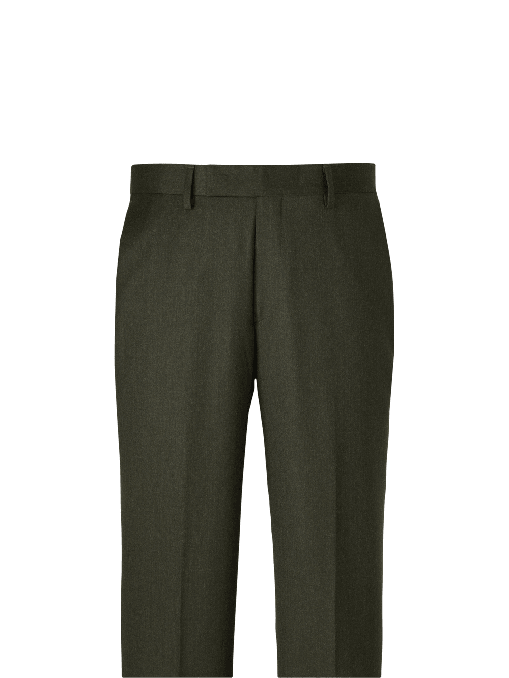 Alternate Image of Wool Flannel Pants-1#model_flat front