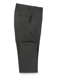 Non-Iron Cotton Stretch Twill Pant - Charcoal