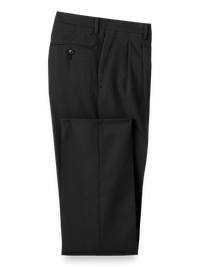 Pleated Travel Pants - Black