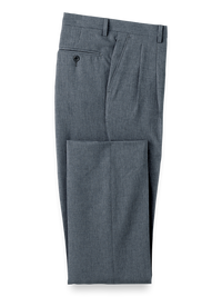 Pleated Travel Pants - Charcoal