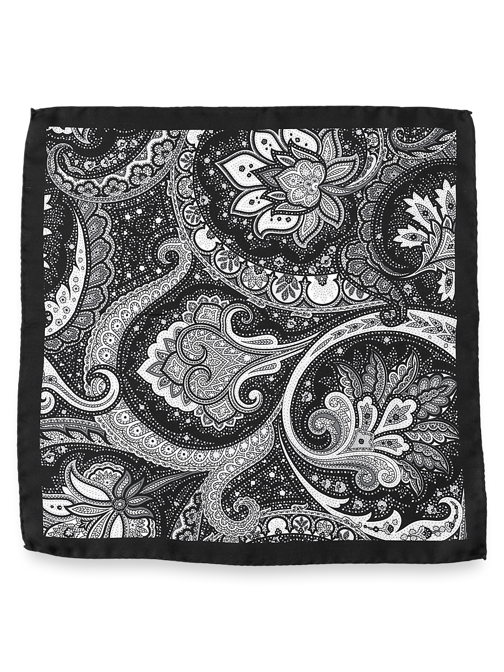 Alternate Image of Paisley Silk Pocket Square-1