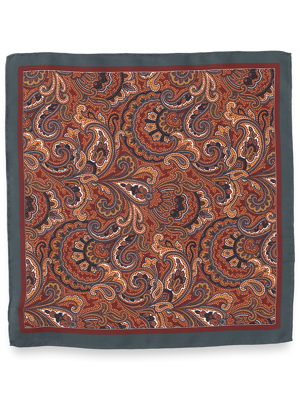 Alternate Image of Paisley Silk Pocket Square-1