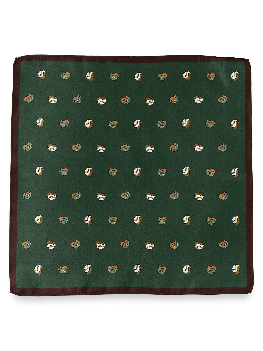 Alternate Image of Geometric Silk Pocket Square-1