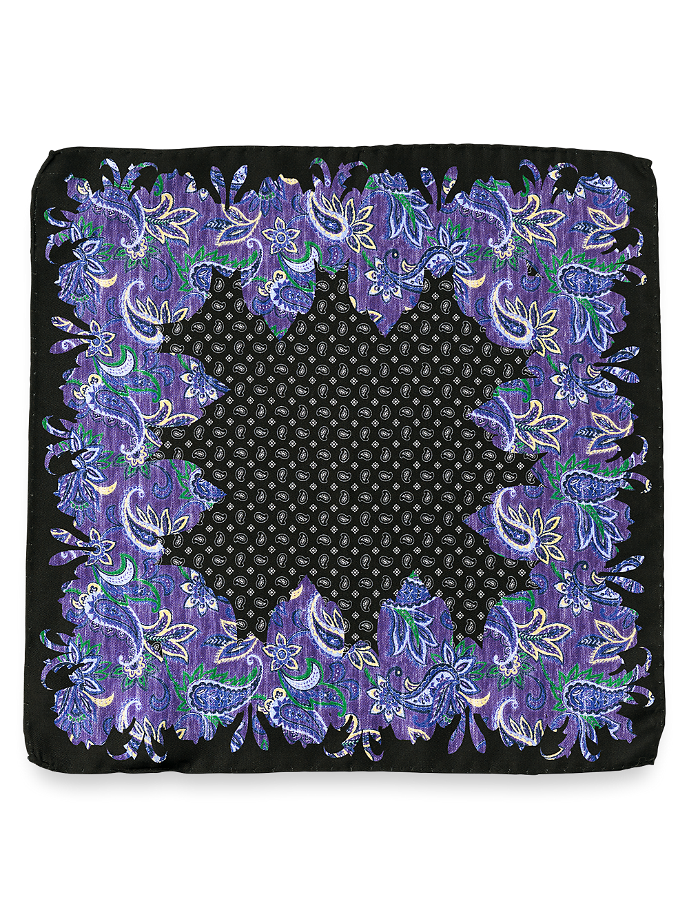 Alternate Image of Paisley Silk Pocket Square-1