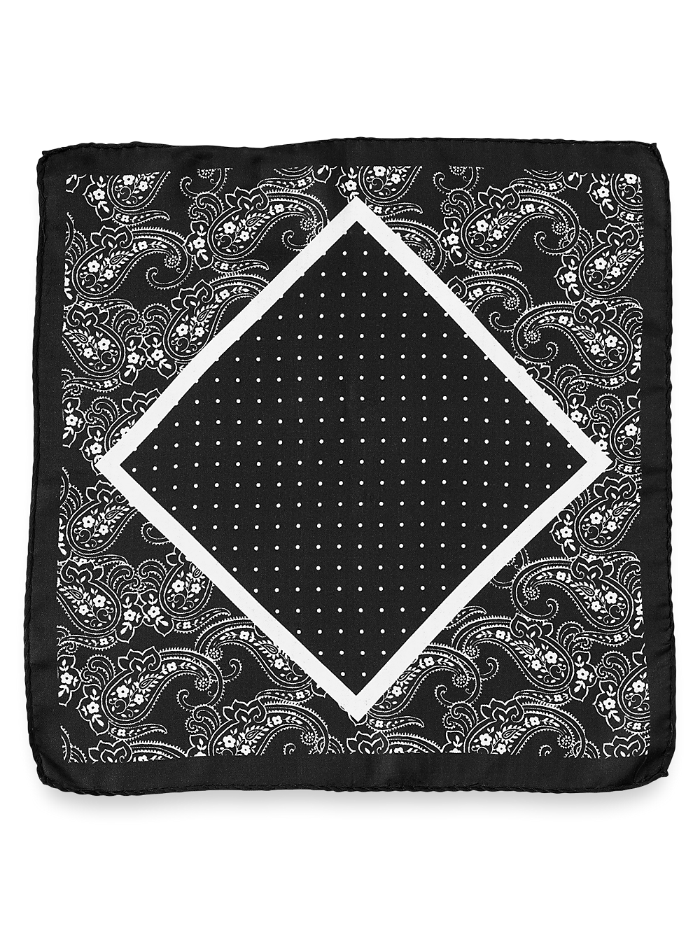 Alternate Image of Paisley Silk Pocket Square-1