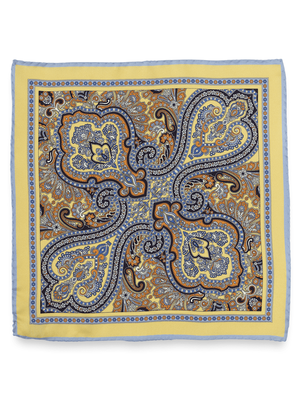 Alternate Image of Paisley Silk Pocket Square-1