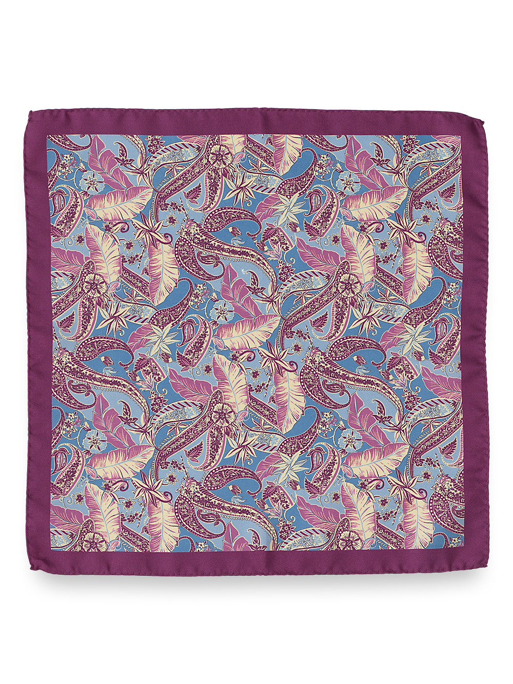 Alternate Image of Paisley Silk Pocket Square-1