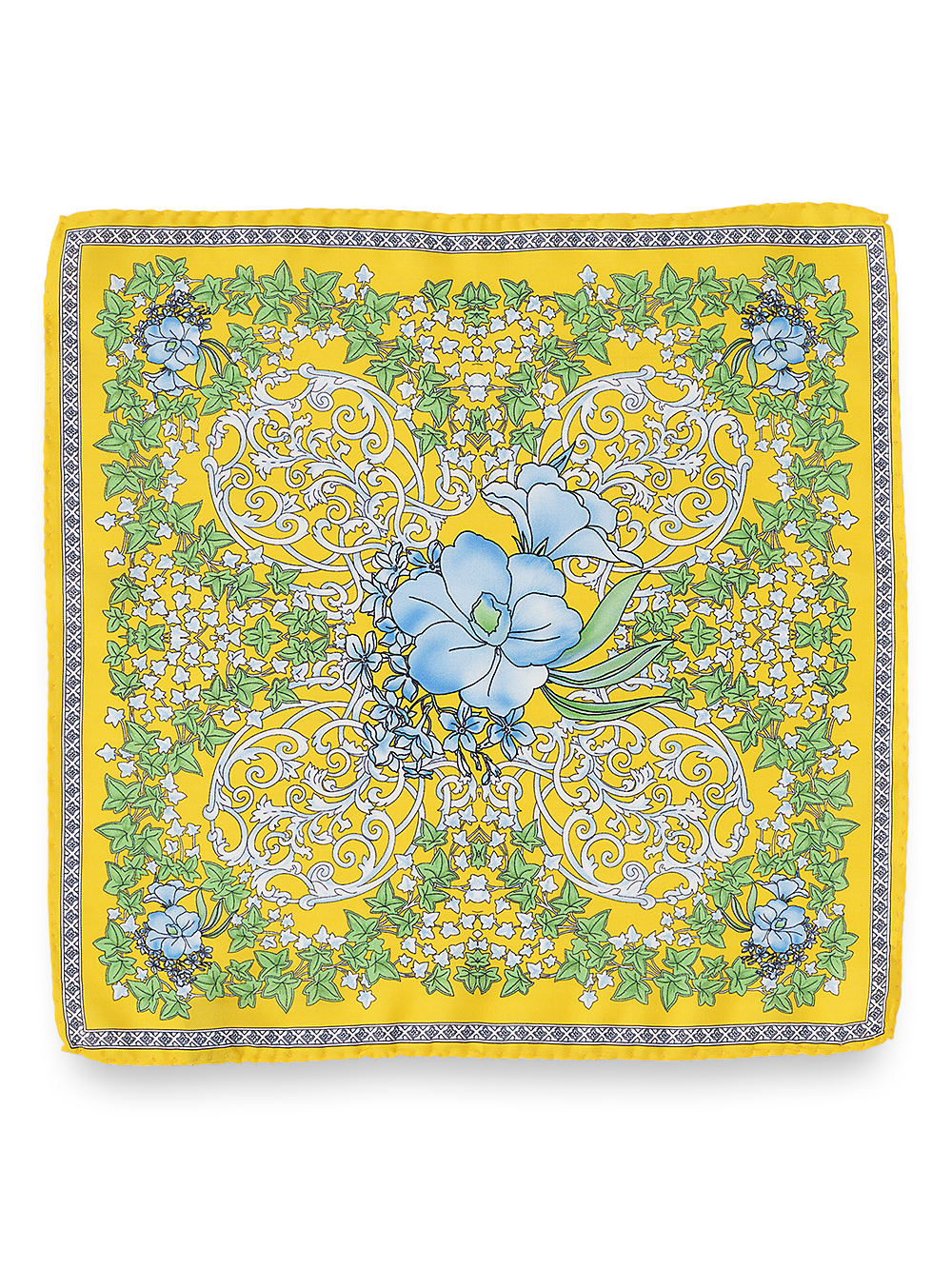 Alternate Image of Floral Silk Pocket Square-1