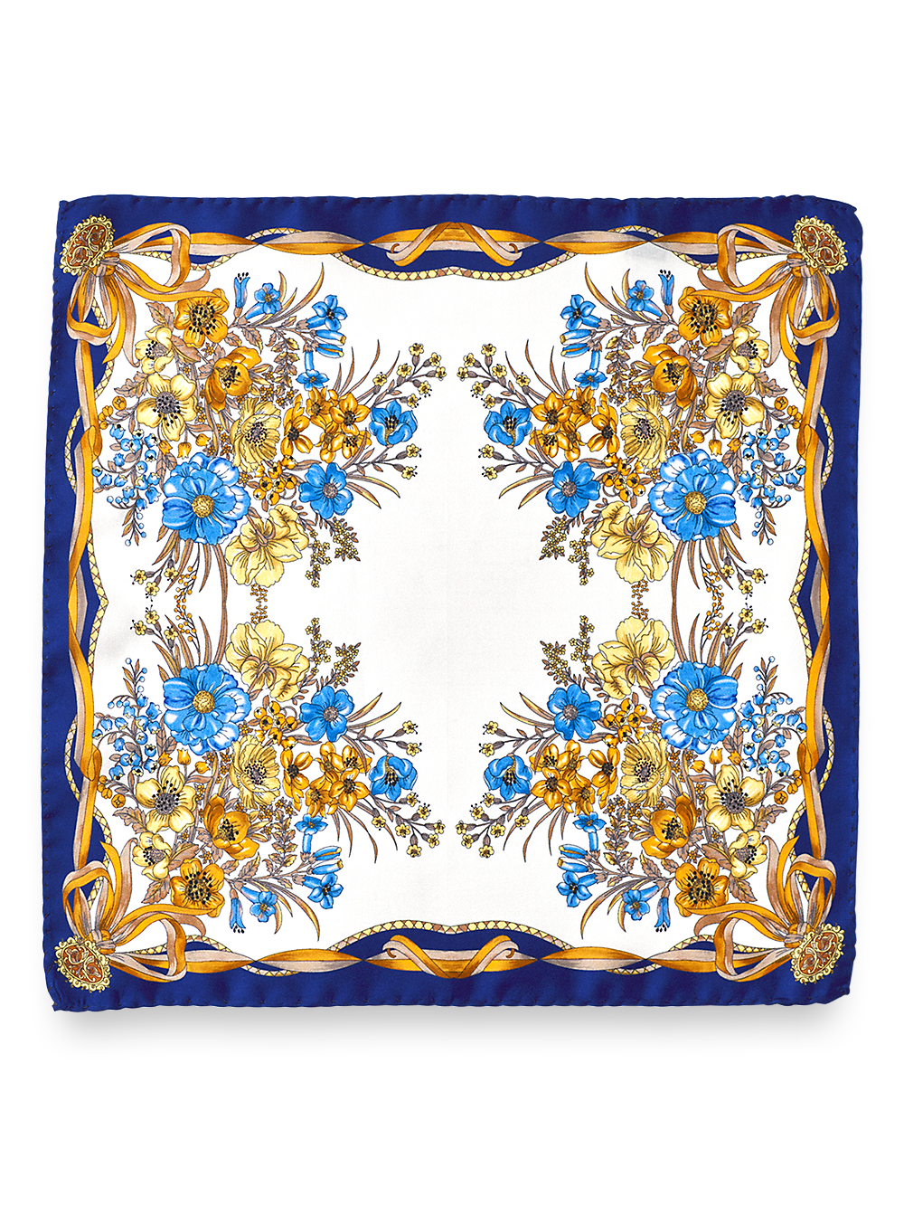 Alternate Image of Floral Silk Pocket Square-1