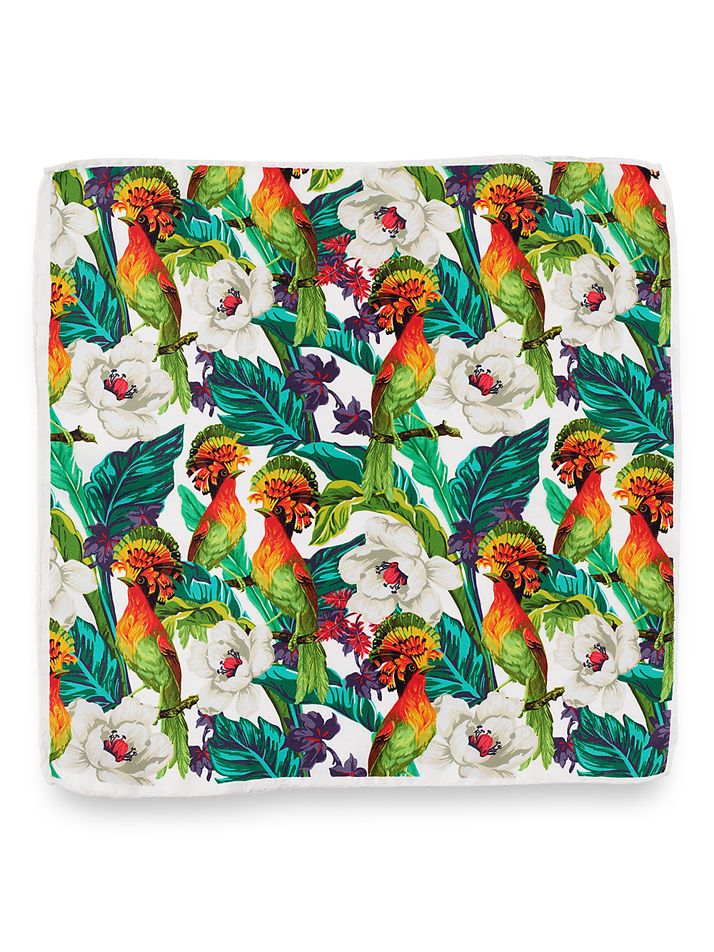 Alternate Image of Tropical Silk Pocket Square-1