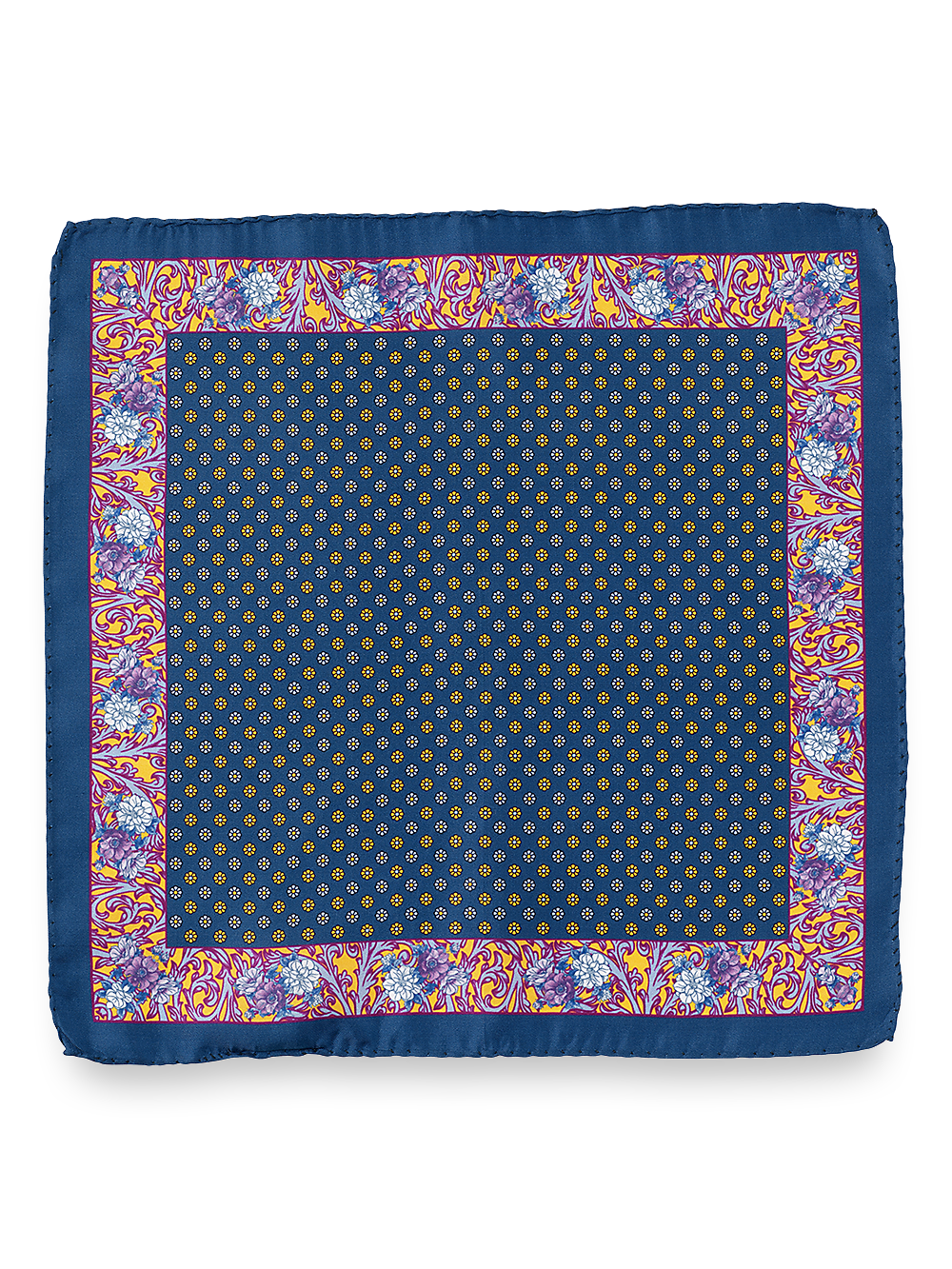 Alternate Image of Floral Silk Pocket Square-1