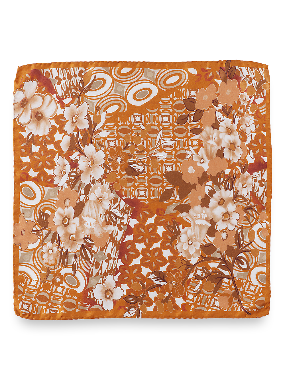 Alternate Image of Floral Silk Pocket Square-1