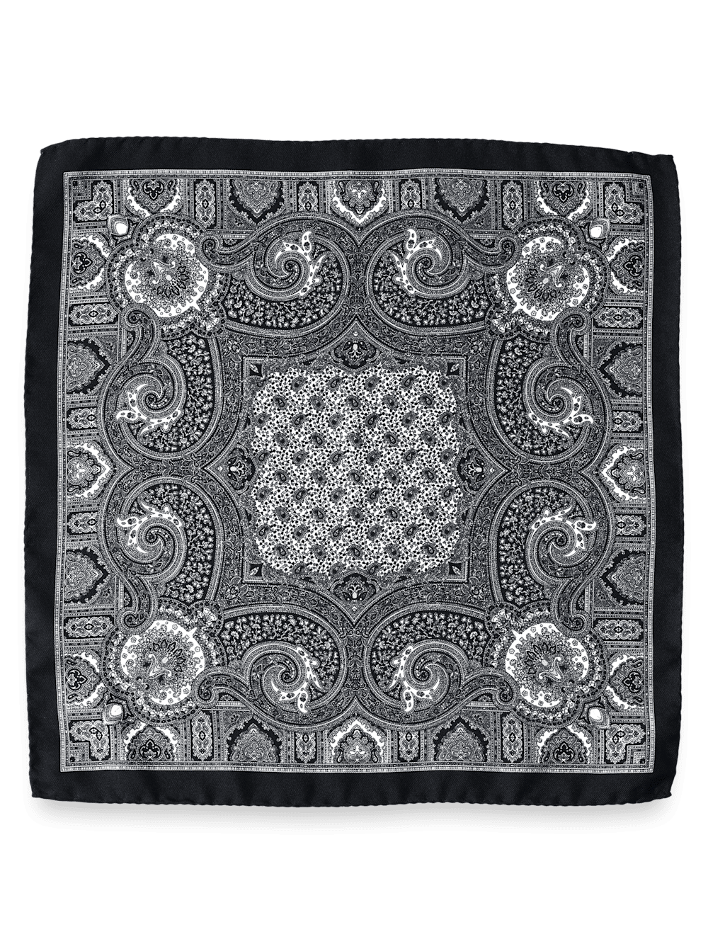 Alternate Image of Paisley Silk Pocket Square-1