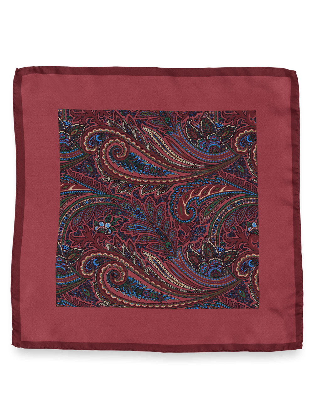 Alternate Image of Paisley Silk Pocket Square-1