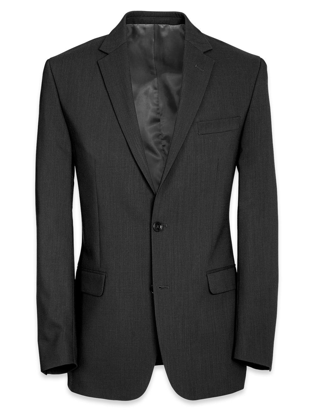 Product Image of Classic Fit Essential Wool Notch Lapel Suit Jacket-Black