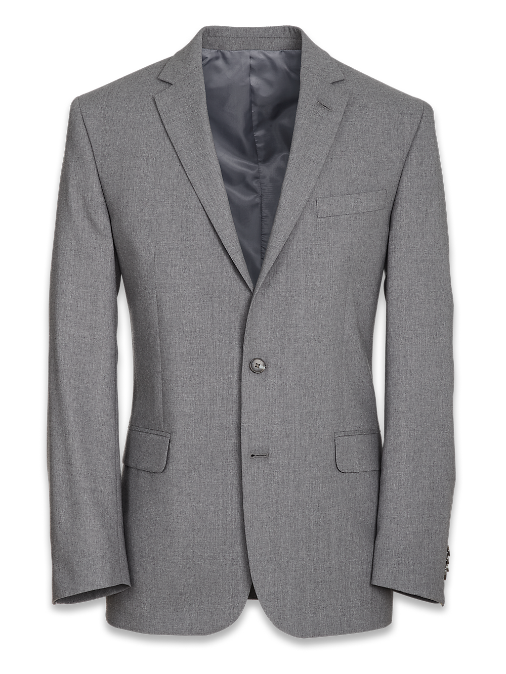 Product Image of Classic Fit Essential Wool Notch Lapel Suit Jacket-Grey