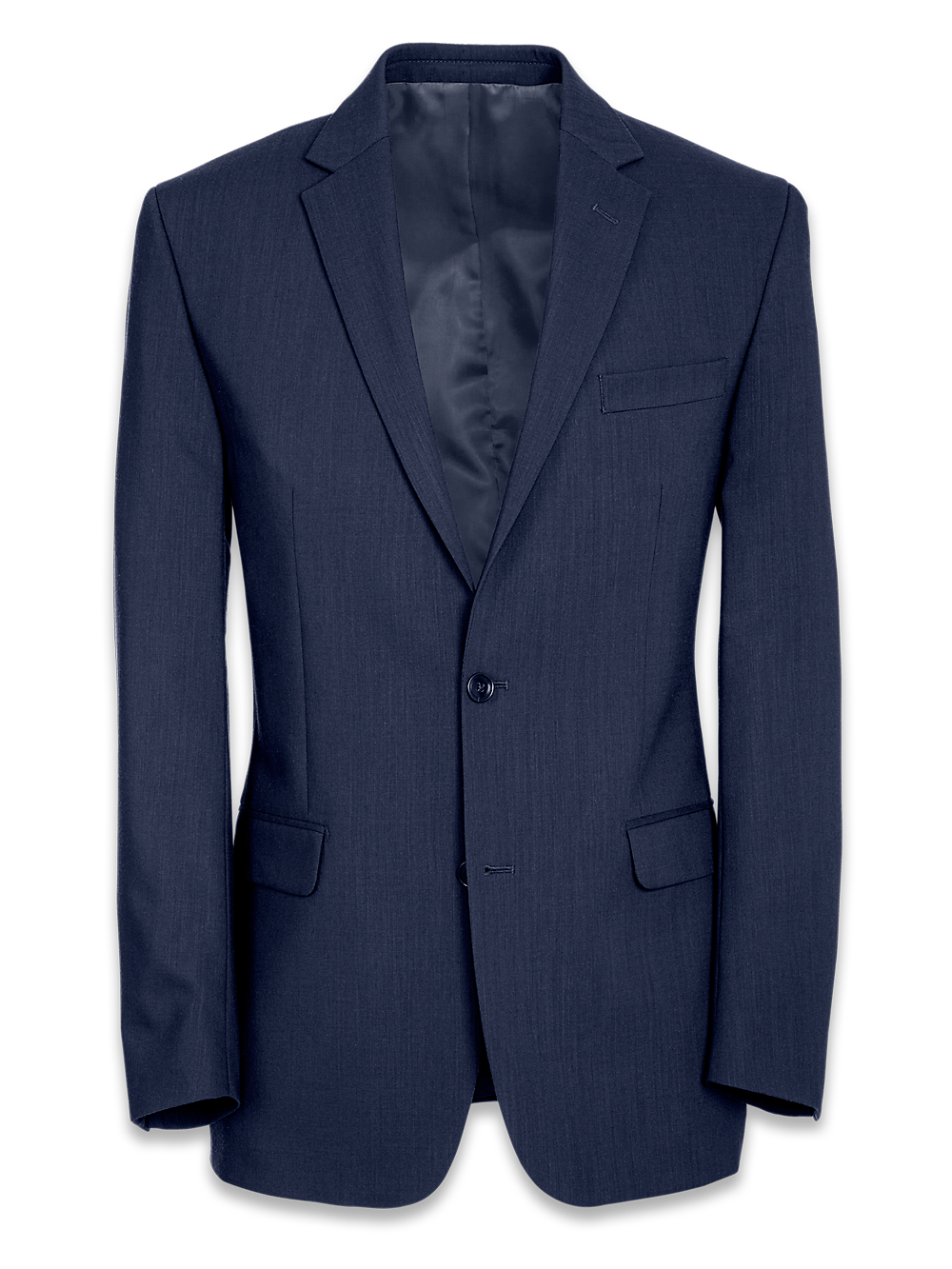 Product Image of Classic Fit Essential Wool Notch Lapel Suit Jacket-Navy