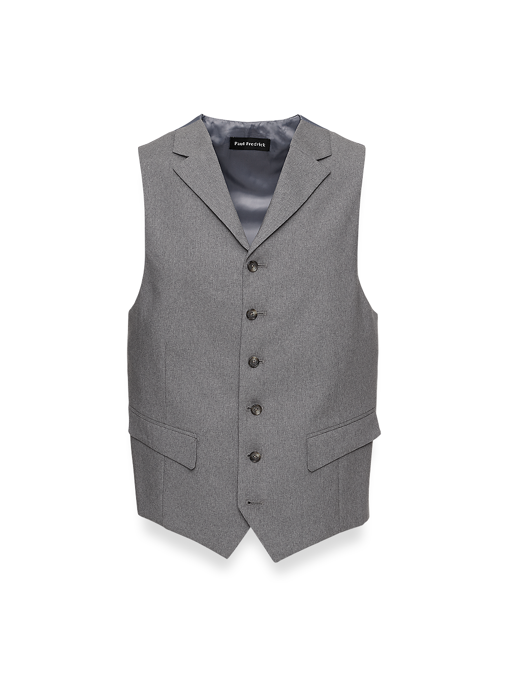 Product Image of Classic Fit Essential Wool Suit Vest-Grey