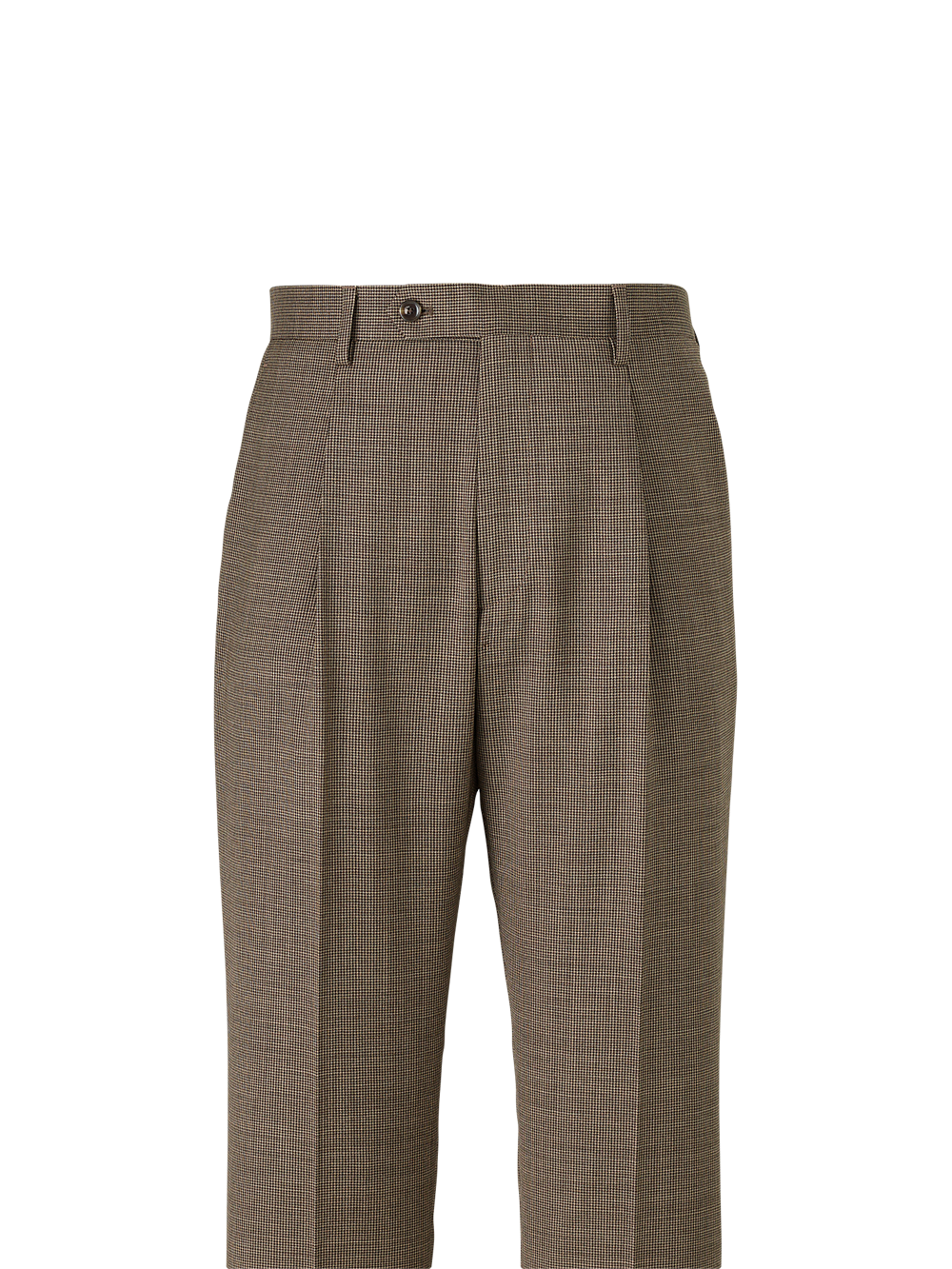 Alternate Image of Wool Stretch Micro Check Single Pleat Suit Pants-1