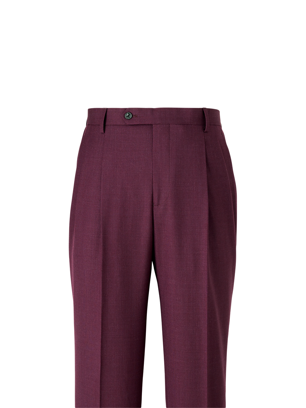 Alternate Image of Wool Stretch Bengaline Double Suit Pants-1#model_pleated front