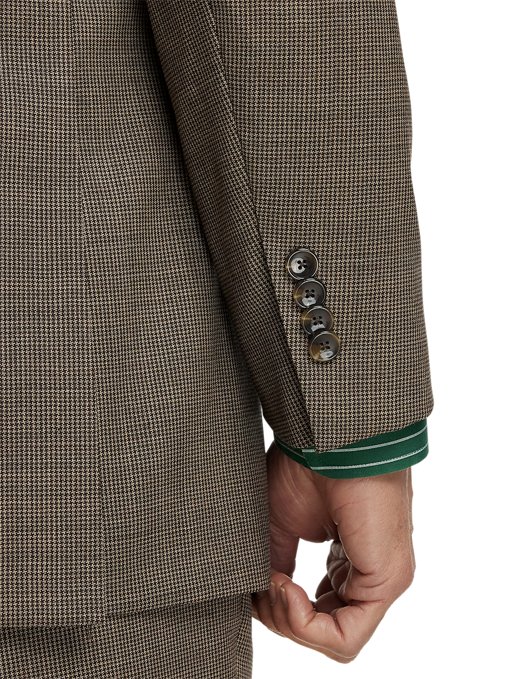 Alternate Image of Wool Stretch Micro Check Peak Lapel Suit Jacket-2