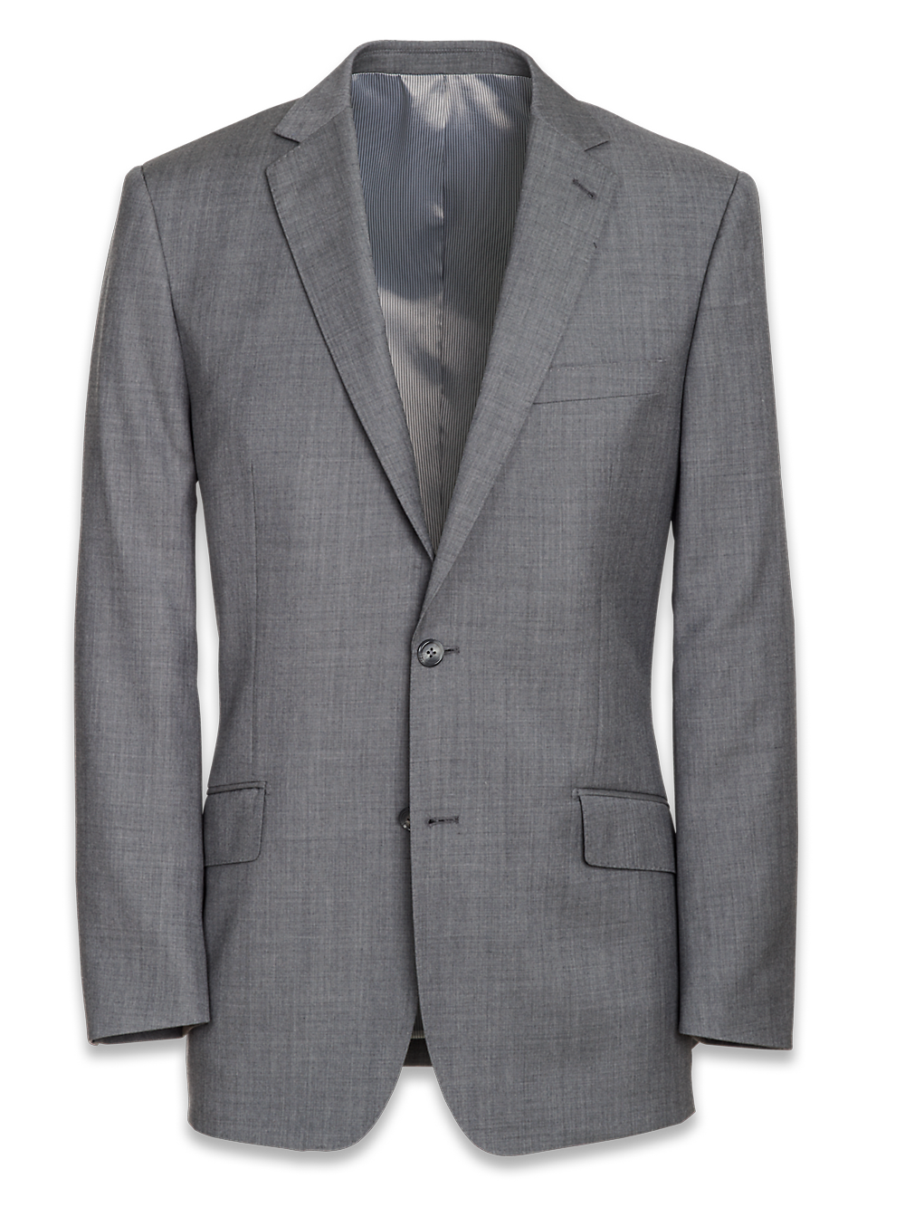 Product Image of Classic Fit Sharkskin Notch Lapel Suit Jacket-Grey