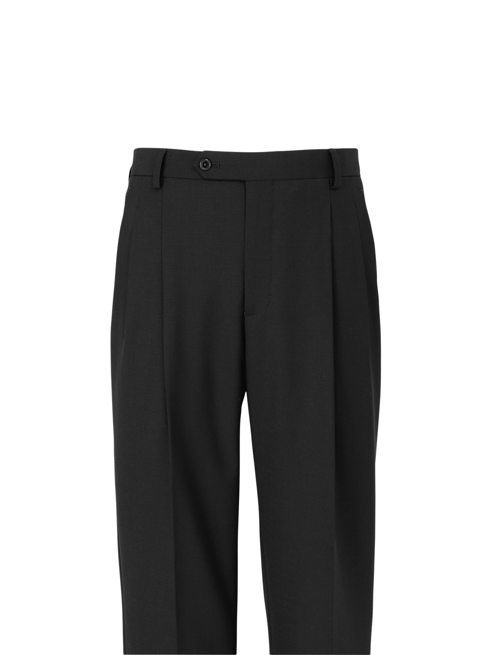 Alternate Image of Wool Stretch Bengaline Suit Pants-1#model_pleated front