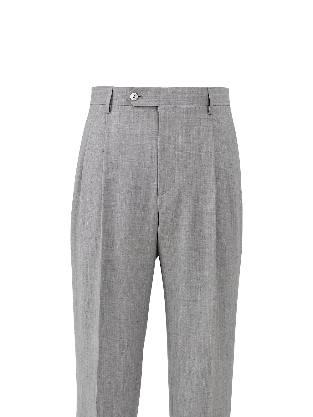 Alternate Image of Wool Stretch Bengaline Suit Pants-1#model_pleated front