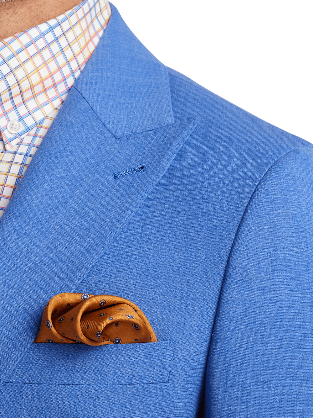 Alternate Image of Wool Stretch Bengaline Peak Lapel Suit Jacket-5