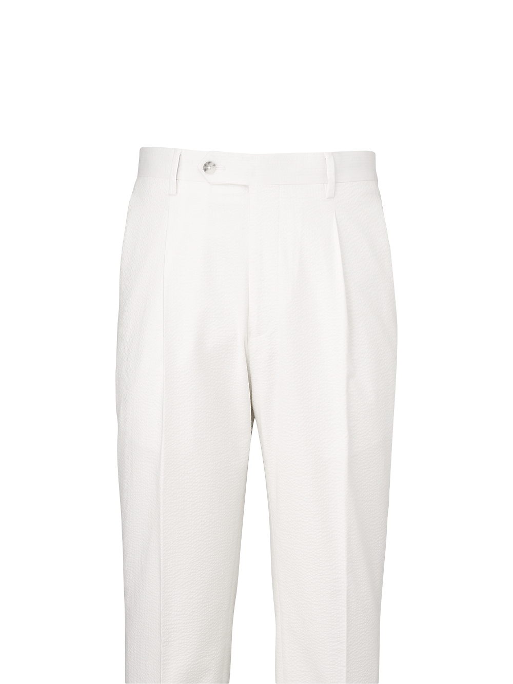 Alternate Image of Cotton Stretch Seersucker Single Pleat Suit Pants-1