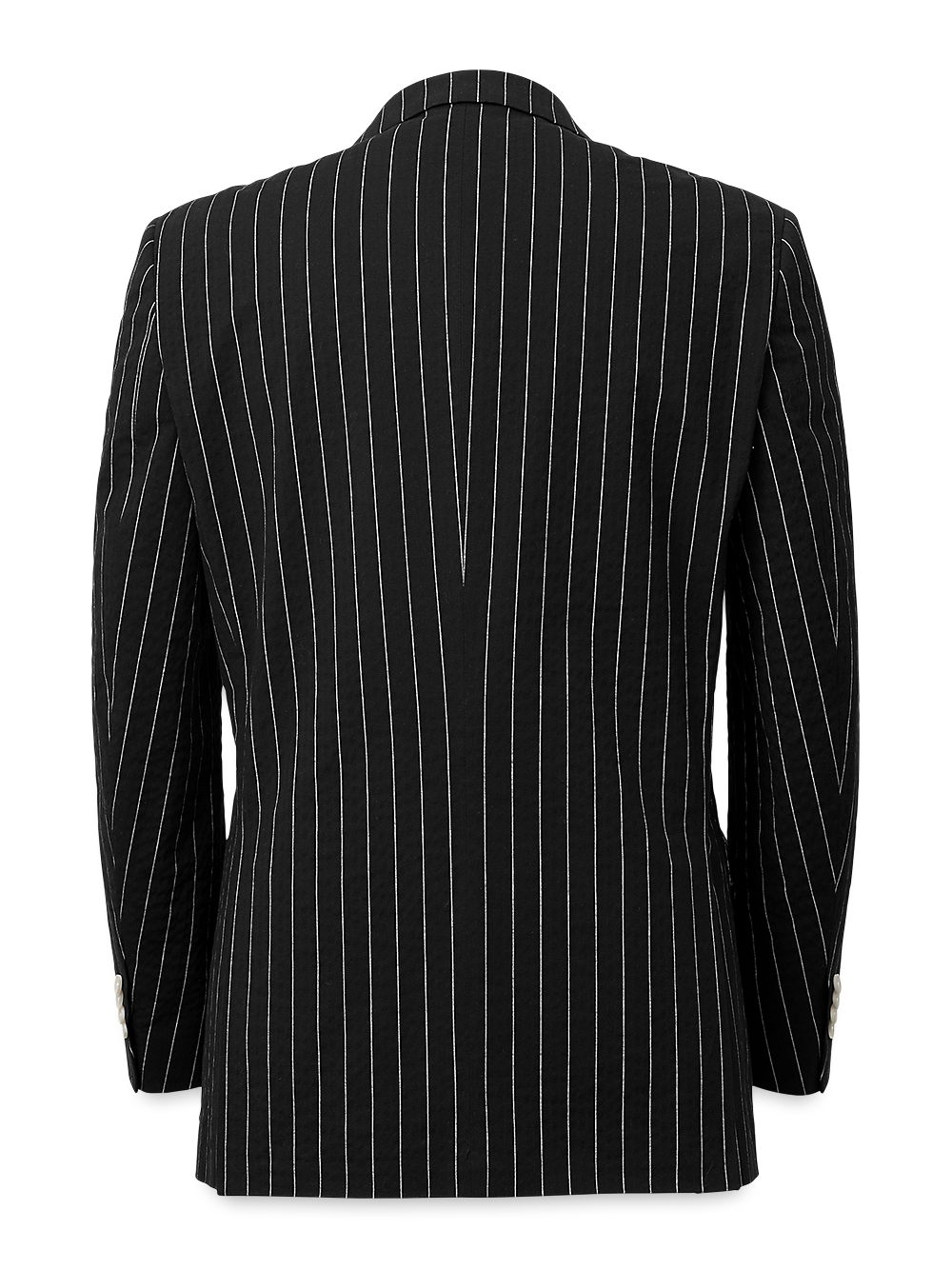 Alternate Image of Cotton Stretch Seersucker Pinstripe Peak Lapel Suit Jacket-4